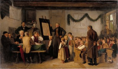 O exame da escola de Albert Anker